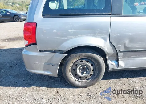 2016 Dodge Grand Caravan American Value Pkg из США, поврежденный, VIN 2C4RDGBG8GR348756